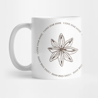 Star Anise I Love Mug